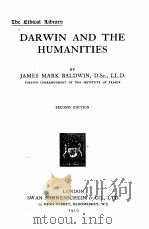 Darwin and The Humanities   1910  PDF电子版封面     