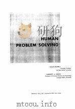 HUMAN PROBLEM SOLVING     PDF电子版封面    ALLEN NEWELL，HERBERT A.SIMON 