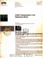 HVDC TRANSMISSION LINE REFERENCE BOOK   1993  PDF电子版封面     