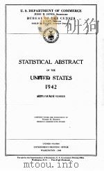 STATISTICAL ABSTRACT OF THE UNITED STATES 1942   1943  PDF电子版封面     
