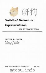 Statistical Methods in Experimentation（1953 PDF版）