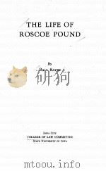 THE LIFE OF ROSCOE POUND（1948 PDF版）