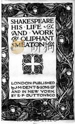 SHAKESPEARE HIS LIFE AND WORK（ PDF版）