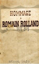 HOMMAGE A ROMAIN ROLLAND     PDF电子版封面     