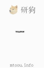 TOLSTOY   1911  PDF电子版封面     