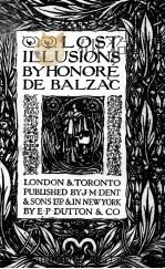 LOST ILLUSIONS   1913  PDF电子版封面    HONORE DE BALZAC 