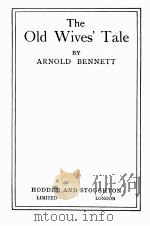 THE OLD WIVES‘TALE（ PDF版）