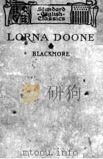 LORNA DOONE A ROMANCE OF EXMOOR（1906 PDF版）