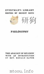 The analogy of religion :     PDF电子版封面    by Bishop Butler. 