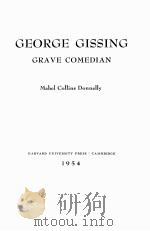 GEORGE GISSING   1954  PDF电子版封面    Mabel Collins Donnelly 