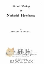 LIFE AND WRITINGS OF NATHANIEL HAWTHORNE     PDF电子版封面    MONCURE D.CONWAY 