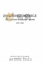 ZSIGMOND MORICZ   1952  PDF电子版封面     