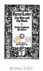 martin luther   1922  PDF电子版封面     