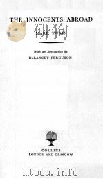 THE INNOCENTS ABROAD   1954  PDF电子版封面    MARK TWAIN 