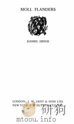 MOLL FLANDERS   1936  PDF电子版封面    DANIEL DEFOE 