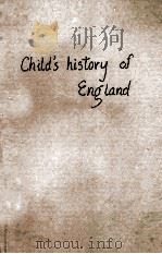 A CHILD‘S HISTORY OF ENGLAND   1915  PDF电子版封面     