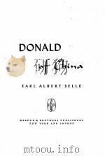 DONALD OF CHINA   1948  PDF电子版封面    EARL ALBERT SELLE 