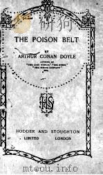 THE POISON BELT     PDF电子版封面    A. CONAN DOYLE 