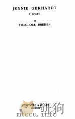 JENNIE GERHARDT（1935 PDF版）