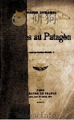 LETTRES AU PATAGON   1926  PDF电子版封面     