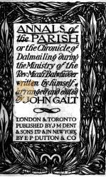 ANNALS OF THE PAPISH   1920  PDF电子版封面    JOHN GALT 