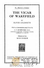 THE VICAR OF WAKEFIELD   1946  PDF电子版封面    OLIVER GOLDSMITH 