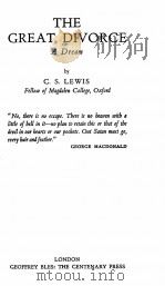 THE GREAT DIVORCE   1946  PDF电子版封面    C.S. LEWIS 