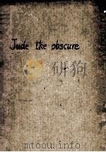 JUDE THE OBSCURE   1923  PDF电子版封面    THOMAS HARDY 