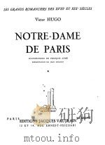 NOTRE-DAME DE PARIS     PDF电子版封面    FRANCOIS AYME 