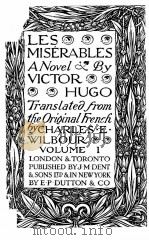 LES MISERABLES （VOLUME Ⅰ）   1924  PDF电子版封面    VICTOR HUGO 