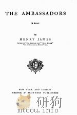 THE AMBASSADORS   1903  PDF电子版封面    HENRY JAMES 