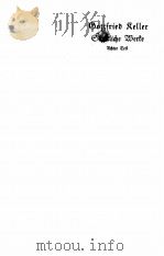 SAMTLICHE WERKE IN VIERZEHN TEILEN （V. 8-10）     PDF电子版封面    M. KELLER 