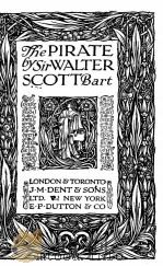 THE PIRATE   1920  PDF电子版封面    WALTER SCOTT 