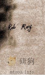 ROB ROY   1886  PDF电子版封面    WALTER SCOTT 