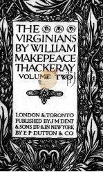 THE VIRGINIANS  VOLUME TWO   1920  PDF电子版封面     