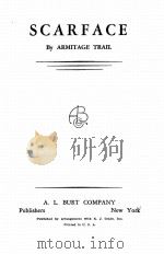 SCARFACE   1930  PDF电子版封面    ARMITAGE TRAIL 