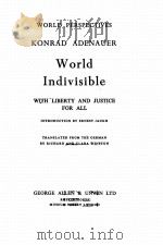 WORLD INDIVISIBLE WITH LIBERTY AND JUSTICE FOR ALL     PDF电子版封面     