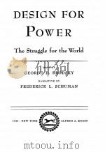 DESIGN FOR POWER   1943  PDF电子版封面     