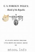 U.S. FOREIGN POLICY：SHIELD OF THE REPUBLIC（1943 PDF版）