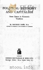 POLITICAL ECONOMY AND CAPITALISM   1937  PDF电子版封面    MAURICE DOBB 