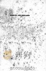 AMERICA AND ENGLAND？     PDF电子版封面     