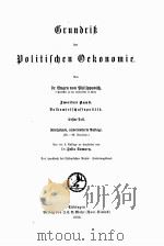 CRUNDRIB DER POLITIFCHEN ECKONOMIC   1923  PDF电子版封面     