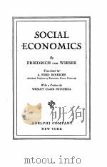 SOCIAL ECONOMICS（1927 PDF版）