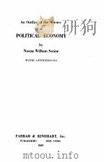 AN OUTLINE OF THE SCIENCE OF POLITICAL ECONOMY（1939 PDF版）