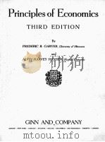 PRINCIPLES OF ECONOMICS THIRD EDITION   1947  PDF电子版封面    FREDERIC B. GARVER AND ALVIN H 