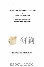 HISTORY OF ECONOMIC ANALYSIS   1963  PDF电子版封面    JOSEPH A. SCHUMPETER 