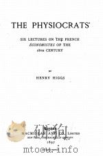 THE PHYSIOCRATS   1897  PDF电子版封面    HENRY HIGGS 