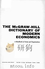 THE MCGRAW-HILL DICTIONARY OF MODERN ECONOMICS   1965  PDF电子版封面     