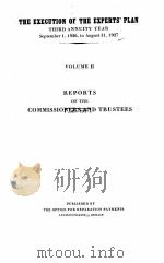 THE EXECUTION OF THE EXPERTS‘ PLAN VOLUME 2     PDF电子版封面     