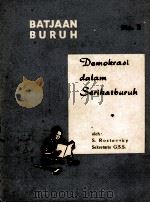 DEMOKRASI DALAM SERIKATBURUH   1955  PDF电子版封面    S. ROSTOVSKY 